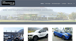 Desktop Screenshot of garage-zimmermann.ch